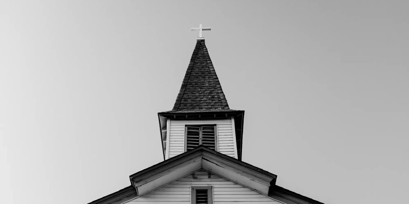 A church steeple